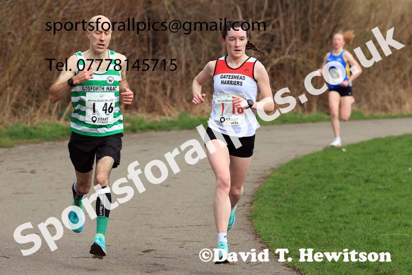 Senior Women, Veteran Women (Over-35) and Veteran Men 2024 NECAA Road Relays Champs., Hetton Lyons Country Park, Hetton le Hole, County Durham. Photo: David T. Hewitson/Sports for All Pics